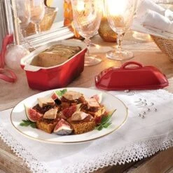 Terrine En Céramique émaillée 20,5 Cm Rouge -Cuisine Appareils Magasin 059124 3 4 Terrine en ceramique emaillee 20 5 cm rouge Mathon