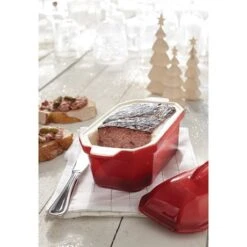 Terrine En Céramique émaillée 20,5 Cm Rouge -Cuisine Appareils Magasin 059124 4 4 Terrine en ceramique emaillee 20 5 cm rouge Mathon
