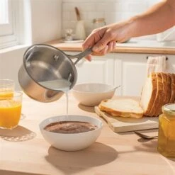 Lot Petite Casserole Inox 12 Cm Et Bol Bain-marie Inox 14 Cm Avec Poignée Longue -Cuisine Appareils Magasin 119022 3 4 Lot petite casserole inox 12 cm et bol bain marie inox 14 cm avec poignee longue Mathon