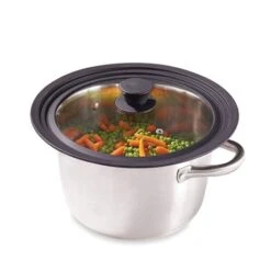 Lot 2 Couvercles En Verre Multi-diamètres De 16 à 28 Cm -Cuisine Appareils Magasin 14903 2 3 Lot 2 couvercles en verre multi diametres de 16 a 28 cm Mathon