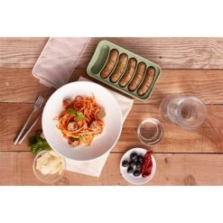 Lekue Moule Silicone 6 Saucisses Végétales Veggie Sausage Vert -Cuisine Appareils Magasin 150008 2 1 Moule silicone 6 saucisses vegetales Veggie sausage vert Lekue
