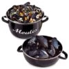 Marmite à Moules Acier émaillé 24 Cm 5 L -Cuisine Appareils Magasin 20301 0 0 Marmite a moules acier emaille 24 cm 5 L Baumalu