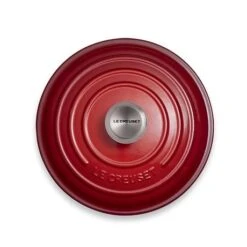 Nouveaux produits -Cuisine Appareils Magasin 213184 1 3 Cocotte fonte rond 26 cm cerise Le Creuset