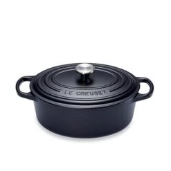 Nouveaux produits 1 Le Creuset Cocotte Fonte Ovale 27 Cm Noir