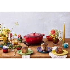 Le Creuset Cocotte Fonte Ovale Cerise 27 Cm -Cuisine Appareils Magasin 213196 2 2 Cocotte fonte ovale cerise 27 cm Le Creuset