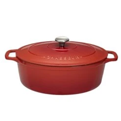 Nouveaux produits 12 Cocotte Sublime Fonte Ovale 6 L 31 Cm Rubis