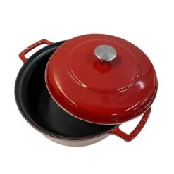 Nouveaux produits -Cuisine Appareils Magasin 213264 1 2 Cocotte Bistrot rouge 28 cm Invicta
