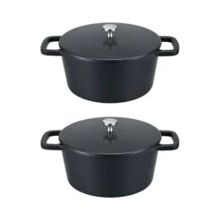 Nouveaux produits 5 Set De 2 Mini Cocottes Rondes 10 Cm