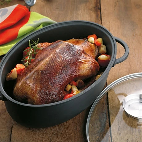 Cocotte à Braiser En Fonte D'aluminium Kerros 8 L 4 Cocotte à Braiser En Fonte D'aluminium Kerros 8 L – Image 2