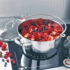 Lot Marmite à Crustacés Confiture 30 Cm Et Couvercle -Cuisine Appareils Magasin 273111 2 3 Lot Marmite a crustaces confiture 30 cm et couvercle