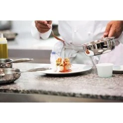 Casserole Inox Castel'Pro 20 Cm -Cuisine Appareils Magasin 274062 3 4 Casserole inox Castel Pro 20 cm Cristel