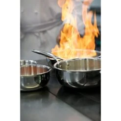 Casserole Inox Castel'Pro 20 Cm -Cuisine Appareils Magasin 274062 4 4 Casserole inox Castel Pro 20 cm Cristel