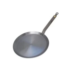De Buyer Poêle à Crêpes Tôle D'acier Blanc Mineral B Element 30 Cm
