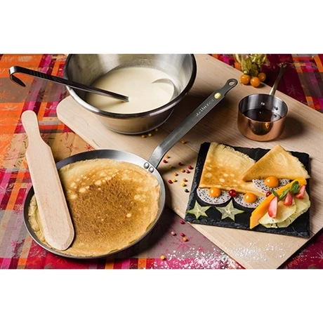 De Buyer Crêpière Tôle De Fer Blanc Minéral B Elément 26 Cm 5 De Buyer Crêpière Tôle De Fer Blanc Minéral B Elément 26 Cm – Image 3