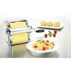 Lot Machine à Pâtes + Doseur à Spaghettis En Inox -Cuisine Appareils Magasin 28918 3 1 Lot machine a pates doseur a spaghettis en inox Mathon