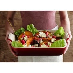 Le Creuset Plat Rectangulaire Céramique 26 Cm Cerise -Cuisine Appareils Magasin 301015 2 3 Plat rectangulaire ceramique 26 cm Cerise Le Creuset