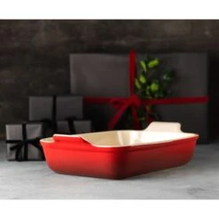 Le Creuset Plat Rectangulaire Céramique 26 Cm Cerise -Cuisine Appareils Magasin 301015 3 3 Plat rectangulaire ceramique 26 cm Cerise Le Creuset