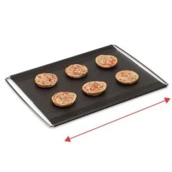 Grille De Cuisson Extensible Avec Feuille Perforée Anti-adhérente 41 à 49 Cm