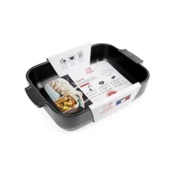 Nouveaux produits -Cuisine Appareils Magasin 301366 1 3 Plat a four ceramique Appolia rectangulaire noir mat 32 cm Peugeot