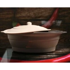 Papillote Rétractable Fond Vapeur En Silicone 30 Cm 1,5 L -Cuisine Appareils Magasin 35145 4 5 Papillote retractable fond vapeur en silicone 30 cm 1 5 L Mathon