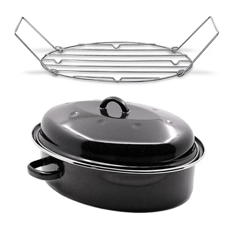 BEKA Lot Roaster Roasty'Cook 38 Cm + Grille 3 BEKA Lot Roaster Roasty'Cook 38 Cm + Grille