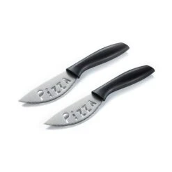 Lot Plaque à Pizza, Coupe Pâte Gradué Et 2 Couteaux à Pizza En Inox -Cuisine Appareils Magasin 509132 4 1 Lot plaque a pizza coupe pate gradue et 2 couteaux a pizza en inox