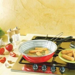 Poêle à Friture 26,5 Cm Avec Panier-égouttoir -Cuisine Appareils Magasin 55302 3 4 Poele a friture 26 5 cm avec panier egouttoir Baumalu