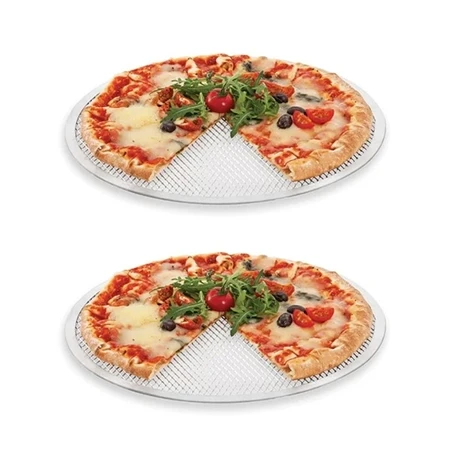 Set De 2 Grilles Perforées Rondes Pour Pizza 3 Set De 2 Grilles Perforées Rondes Pour Pizza
