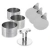 Lot 3 Cercles De Présentation En Inox Avec Poussoir + 3 Supports 2 Lot 3 Cercles De Présentation En Inox Avec Poussoir + 3 Supports -Cuisine Appareils Magasin 57986 0 4 Lot 3 cercles de presentation en inox avec poussoir 3 supports Mathon