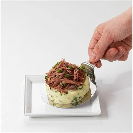 Lot 3 Cercles De Présentation En Inox Avec Poussoir + 3 Supports 4 Lot 3 Cercles De Présentation En Inox Avec Poussoir + 3 Supports – Image 3