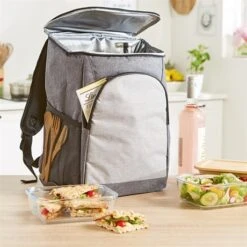 Sac à Dos Glacière Isotherme 20 L Gris -Cuisine Appareils Magasin 604135 2 6 Sac a dos glaciere isotherme 20 L gris Mathon