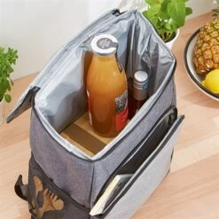 Sac à Dos Glacière Isotherme 20 L Gris -Cuisine Appareils Magasin 604135 4 6 Sac a dos glaciere isotherme 20 L gris Mathon