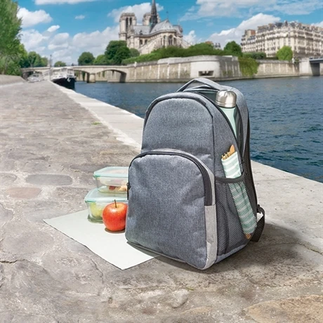 Sac à Dos Glacière Isotherme 10 L Gris 7 Sac à Dos Glacière Isotherme 10 L Gris – Image 5