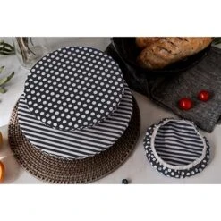 3 Couvre-bols En Coton -Cuisine Appareils Magasin 606086 2 1 3 couvre bols en coton Nuts Innovation