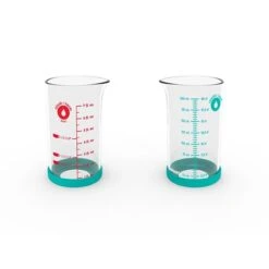 Verre Doseur En Verre Avec Silicone 200 Ml -Cuisine Appareils Magasin 620022 3 4 Verre doseur en verre avec silicone 200 ml Pebbly