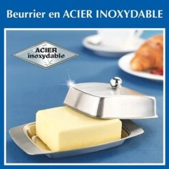 Beurrier En Acier Inoxydable -Cuisine Appareils Magasin 673167 2 1 Beurrier en acier inoxydable Wenko by Maximex