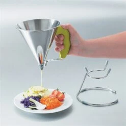 De Buyer Entonnoir à Piston Vert 9 De Buyer Entonnoir à Piston Vert -Cuisine Appareils Magasin 67351 3 1 Entonnoir a piston vert De Buyer