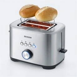 SEVERIN Toaster Avec Fonction Bagel 800 W AT2510 9 SEVERIN Toaster Avec Fonction Bagel 800 W AT2510 -Cuisine Appareils Magasin 700021 2 1 Toaster avec fonction bagel 800 W AT2510 Severin