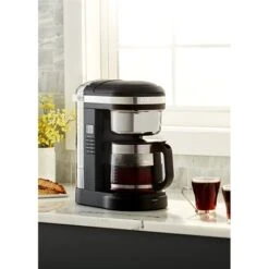 KitchenAid Machine à Café électrique Onyx 1,7 L 1100 W 5KCM1209EOB -Cuisine Appareils Magasin 700028 4 1 Machine a cafe electrique onyx 1 7 L 1100 W 5KCM1209EOB Kitchenaid