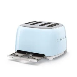 Smeg Toaster 4 Fentes 2000 W TSF03PBEU Bleu Azur -Cuisine Appareils Magasin 700060 1 1 Toaster 4 fentes 2000 W TSF03PBEU bleu azur Smeg
