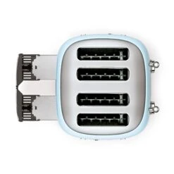 Smeg Toaster 4 Fentes 2000 W TSF03PBEU Bleu Azur -Cuisine Appareils Magasin 700060 2 1 Toaster 4 fentes 2000 W TSF03PBEU bleu azur Smeg