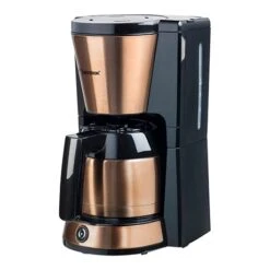 Bestron Cafetière Filtre Avec Verseuse Isotherme 8 Tasses 900 W Coloris Cuivre