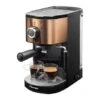 Bestron Machine à Café Expresso Avec Buse Vapeur 15 Bars 1250 1450 W Coloris Cuivre -Cuisine Appareils Magasin 700101 0 1 Machine a cafe expresso avec buse vapeur 15 bars 1250 1450 W coloris cuivre Bestron