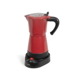 LIVOO Cafetière électrique Italienne Rouge 6 Tasses 480 W -Cuisine Appareils Magasin 700104 2 2 Cafetiere electrique Italienne rouge 6 tasses 480 W Livoo