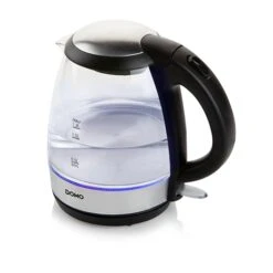 Domo Bouilloire En Verre Led Bleu 2200 W -Cuisine Appareils Magasin 702003 1 1 Bouilloire en verre led bleu 2200 W Domo