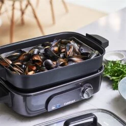 Cuisinart Multicuiseur électrique Cooking 4,7 L 1400 W Bleu Nuit -Cuisine Appareils Magasin 713018 3 3 Multicuiseur electrique Cooking 4 7 L 1400 W bleu nuit Cuisinart