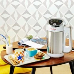 Moulinex Blender Chauffant Easy Soup 1,2 L - 980 W LM8411 -Cuisine Appareils Magasin 71373 1 3 Blender chauffant Easy soup 1 2 L 980 W LM8411 Moulinex