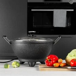 Princess Wok électrique 7 L 1400 W 01.162389.01.001 -Cuisine Appareils Magasin 718001 2 2 Wok electrique 7 L 1400 W 01 162389 01 001 Princess
