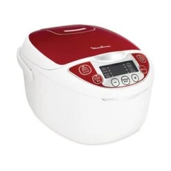 Moulinex Multicuiseur Traditionnel 12 En 1 Rouge 5 L MK705111 -Cuisine Appareils Magasin 71993 1 5 Multicuiseur traditionnel 12 en 1 rouge 5 L MK705111 Moulinex