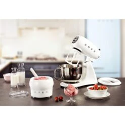 Smeg Sorbetière SMIC01 Pour Robot Sur Socle -Cuisine Appareils Magasin 720059 4 1 Sorbetiere SMIC01 pour robot sur socle Smeg